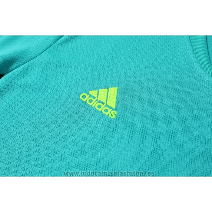 Chandal del Juventus Manga Corta 2022-2023 Azul y Verde - Pantalon Corto